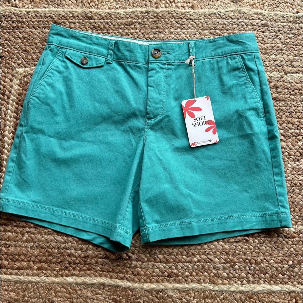 Dockers Green Bermudas Casual Shorts